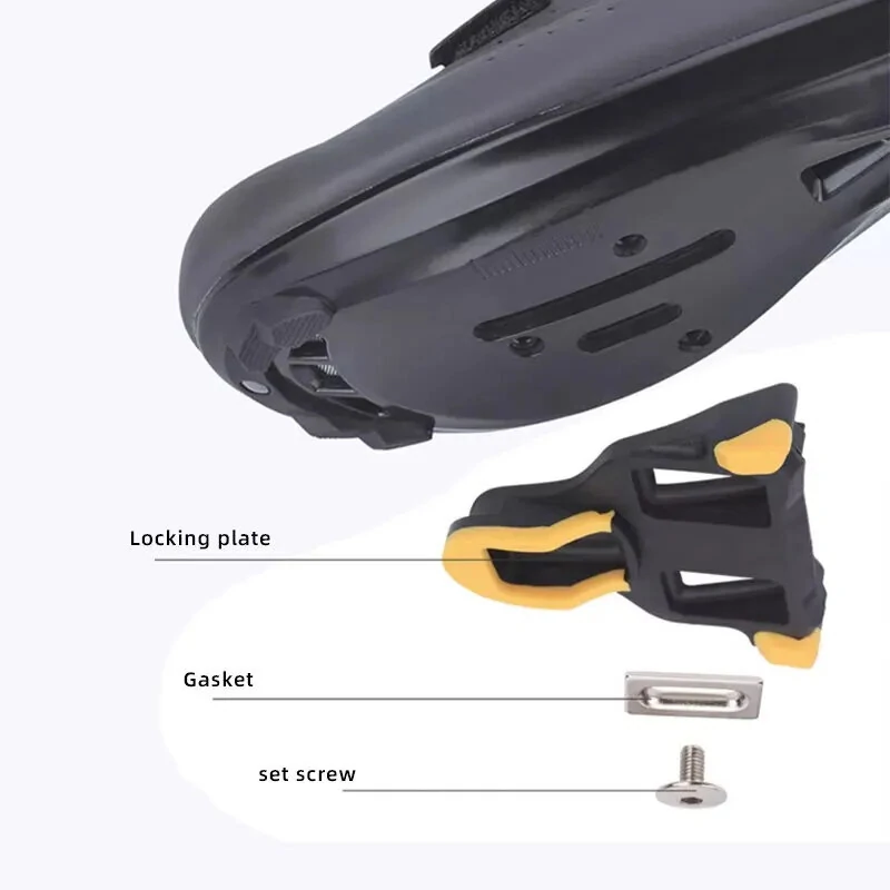 (image for) 1 Pair MEROCA Bike Lock Pedal Bicycle Self-Locking Pedal With Sealed Bearings Lock Piece For SPD System Road Bike Ultra-Light Pedal