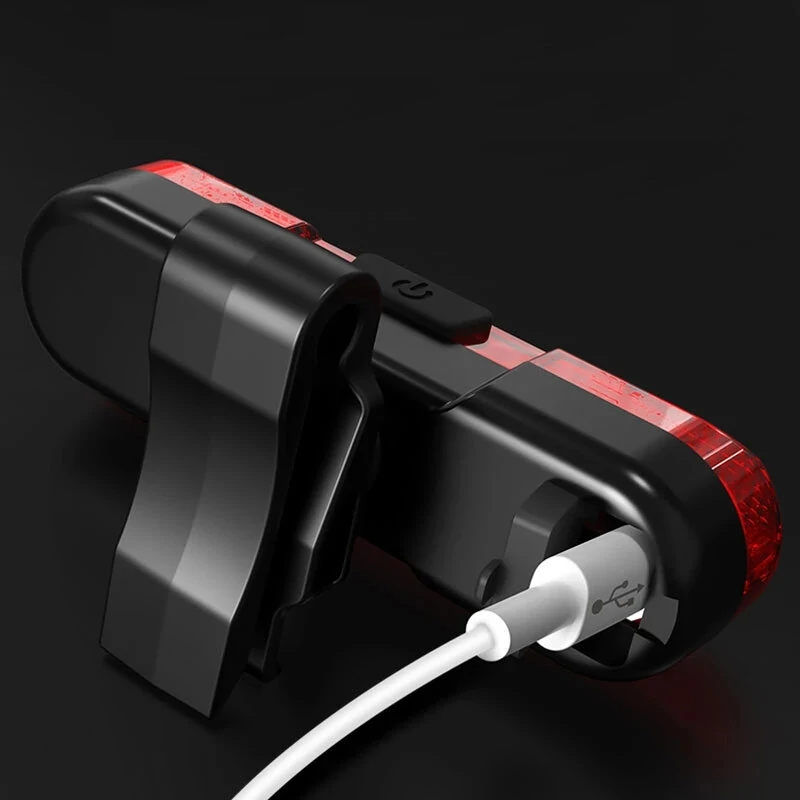 (image for) 1000LM Brightness Bike Light Set 6 Light Modes 1200mAh Battery Aluminum Alloy Bicycle Front Light with Smart Taillight for Mountain Bicycle Scooter