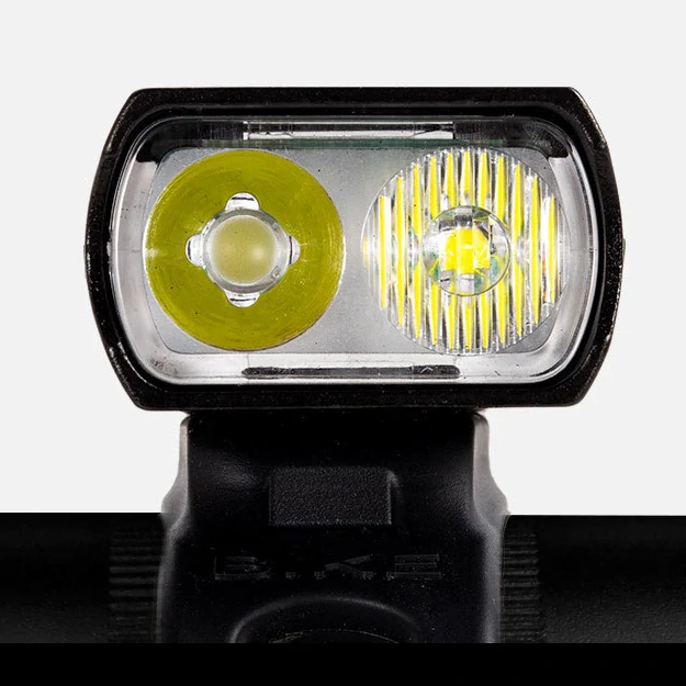 (image for) 1000LM Brightness Bike Light Set 6 Light Modes 1200mAh Battery Aluminum Alloy Bicycle Front Light with Smart Taillight for Mountain Bicycle Scooter