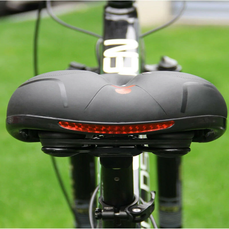 (image for) 1pc Comfortable Breathable Bike Cushion Seat With Double-sided Shock Absorption Ball Suitable For Mountain Bike
