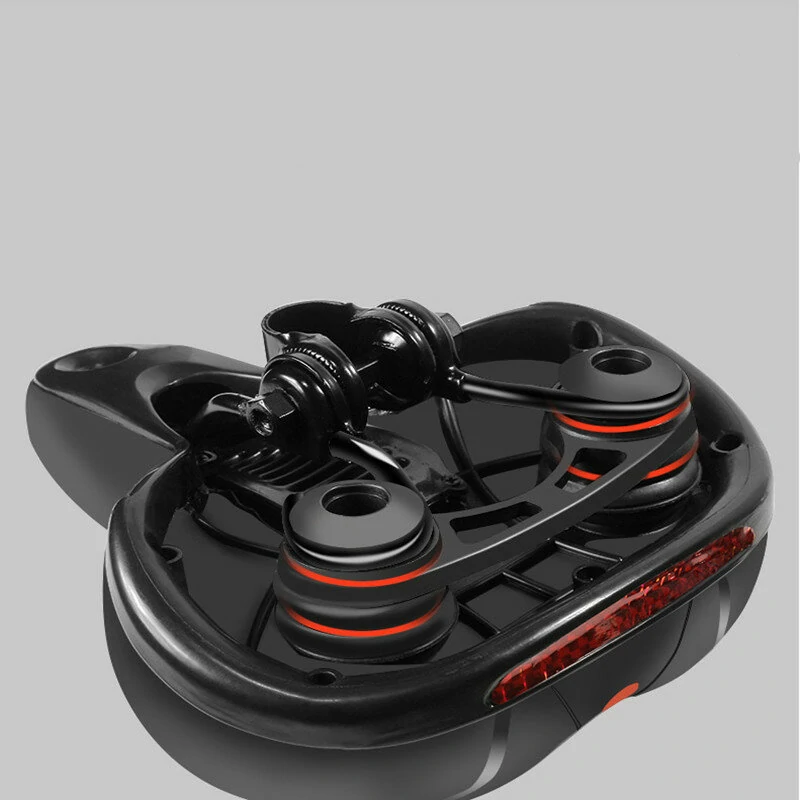 (image for) 1pc Comfortable Breathable Bike Cushion Seat With Double-sided Shock Absorption Ball Suitable For Mountain Bike