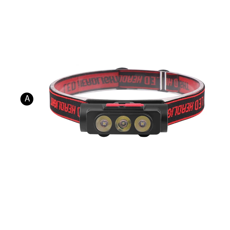 (image for) 2119A-C Ultra Bright Portable XPE+COB Headlight TYPE-C Charging Lightweight Waterproof for Outdoor Activities Emergencies Head lamp