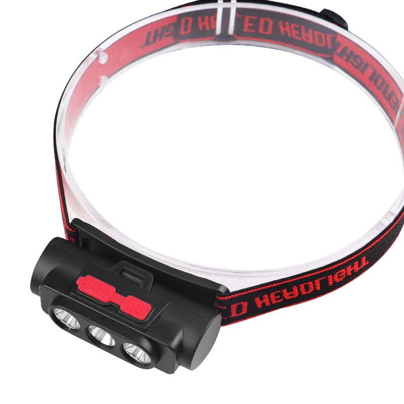 (image for) 2119A-C Ultra Bright Portable XPE+COB Headlight TYPE-C Charging Lightweight Waterproof for Outdoor Activities Emergencies Head lamp