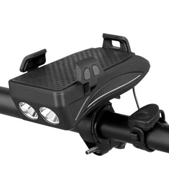 (image for) 4in1 4000mAh Bicycle Lights USB LED Rechargeable MTB Road Bike Waterproof Cycling Front Headlights Lamp
