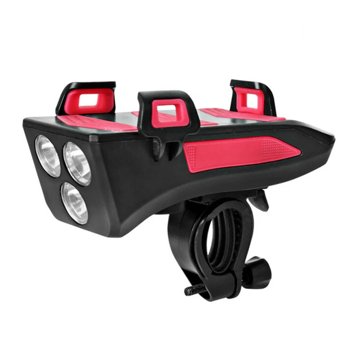 (image for) 4in1 4000mAh Bicycle Lights USB LED Rechargeable MTB Road Bike Waterproof Cycling Front Headlights Lamp