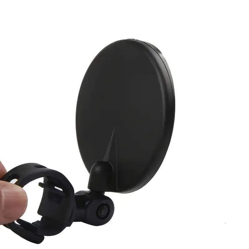 (image for) 8cm Rear 360 Degree Rotation Adjustable Bike Mirrors Universal Handlebar Mount Bike Cycling Reflector Safety View Mirror