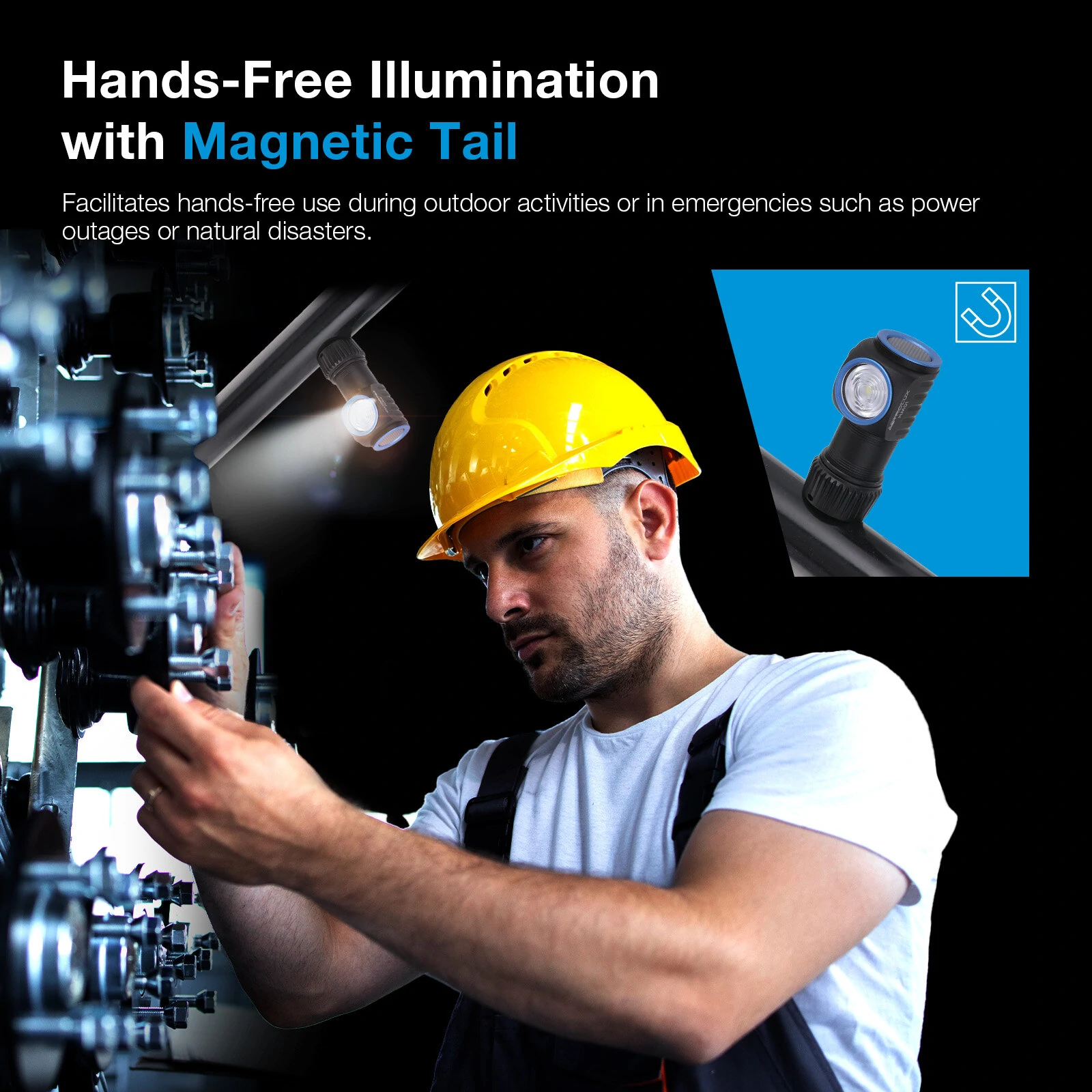 (image for) Astrolux® HM01 Lightweight L-Shape Running Headlamp 800LM 87M Throw White and Red Light LED Portable Flashlight Power by 16340 800mAh Battery Type-C Rechargeable IP68 Waterproof for Outd
