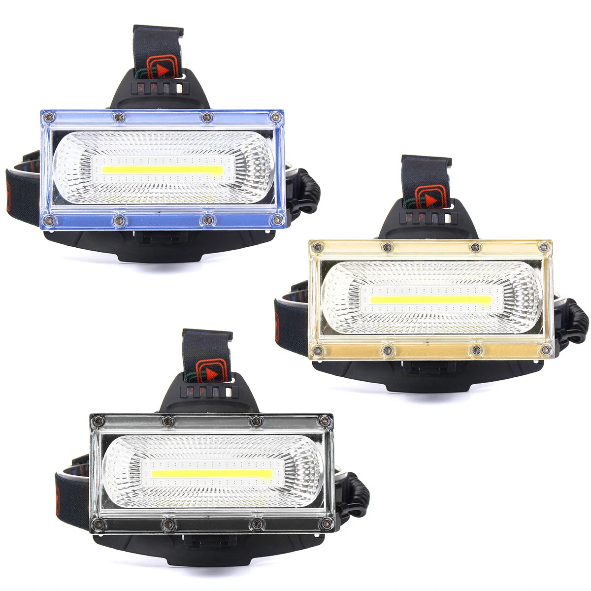 (image for) BIKIGHT 1300LM 30W COB LED Rechargeable 18650 USB Headlamp Cycling Lamp