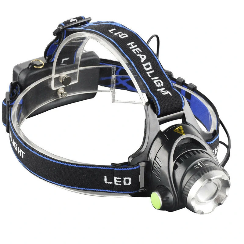 (image for) BIKIGHT 568D 650LM LED HeadLamp Waterproof 3 Modes Telescopic Zoom Rechargeable Running Camping Cycling Light