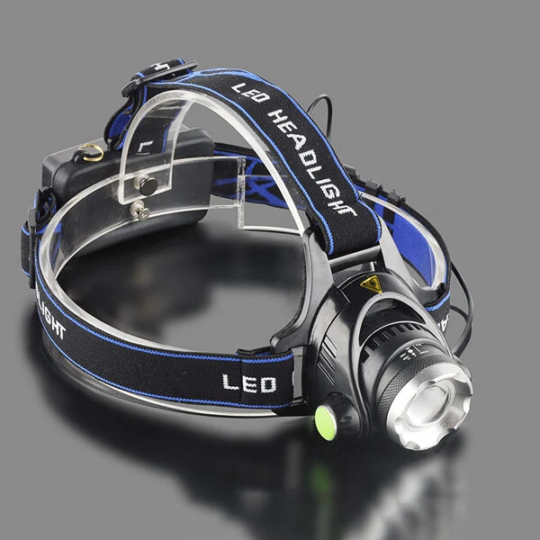(image for) BIKIGHT 568D 650LM LED HeadLamp Waterproof 3 Modes Telescopic Zoom Rechargeable Running Camping Cycling Light