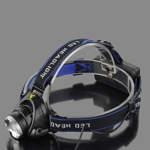 (image for) BIKIGHT 568D 650LM LED HeadLamp Waterproof 3 Modes Telescopic Zoom Rechargeable Running Camping Cycling Light