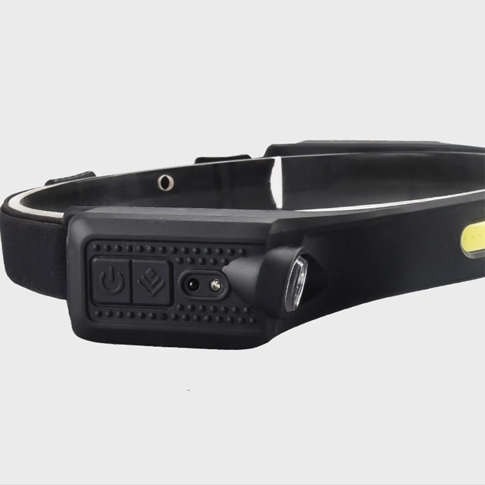 (image for) BIKIGHT LX300 2XPE+COB Induction Headlight 1200mAh 270° Wide Range 350LM 5 Lighting Modes Type-C Rechargeable Head Torch COB Outdoor Cycling Adventure Fishing Flashlight Bike Headlamp