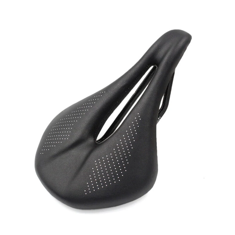 (image for) Bicycle Carbon Saddle 155mm Comfortable Bike Seat Cushion Shock Absorption Carbon Cycling Saddle