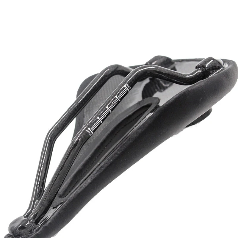 (image for) Bicycle Carbon Saddle 155mm Comfortable Bike Seat Cushion Shock Absorption Carbon Cycling Saddle