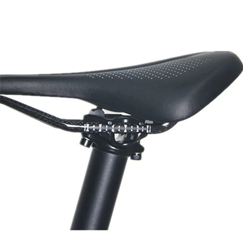 (image for) Bicycle Carbon Saddle 155mm Comfortable Bike Seat Cushion Shock Absorption Carbon Cycling Saddle