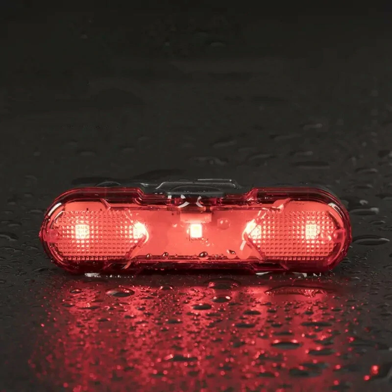 (image for) Bike Rear Light USB Rechargeable Bicycle Tail Light For Cycling Helmet Backpack Safety Warning TailLight