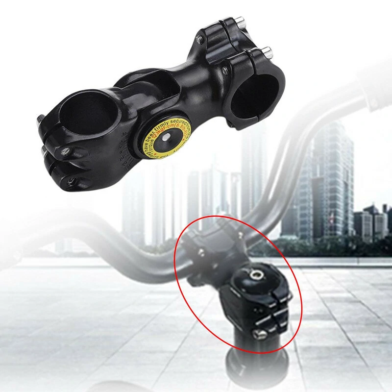 (image for) Bike Stem Handlebar Aluminum alloy 180 Degree Adjustable 28.6mm Caliber Bicycle Height Increaser