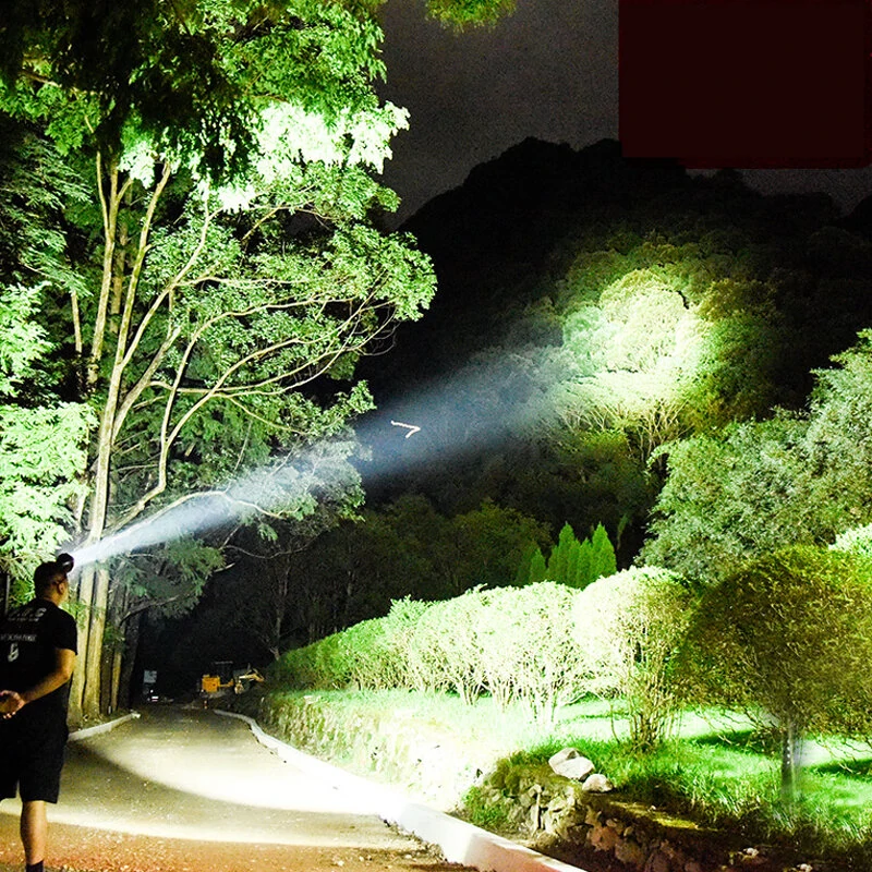 (image for) Bikight 4-Modes 8*XPG LED Headlamp USB Rechargeable Long Shoot Camping Head Light 18650 Fishing Lantern Waterproof Head Torch Flashlight