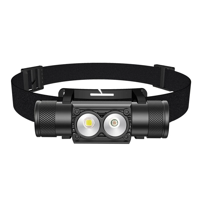 (image for) Bikight Super Bright Portable USB C Rechargeable Aluminum Alloy LED Headlamp with 18650 Battery Flashlights Head Light