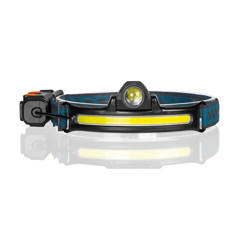 (image for) Bikight W678 Smart Sensor Headlight XPG+COB 6 Modes Type-C Charging 2000mAh Battery Flashlight Head Torch