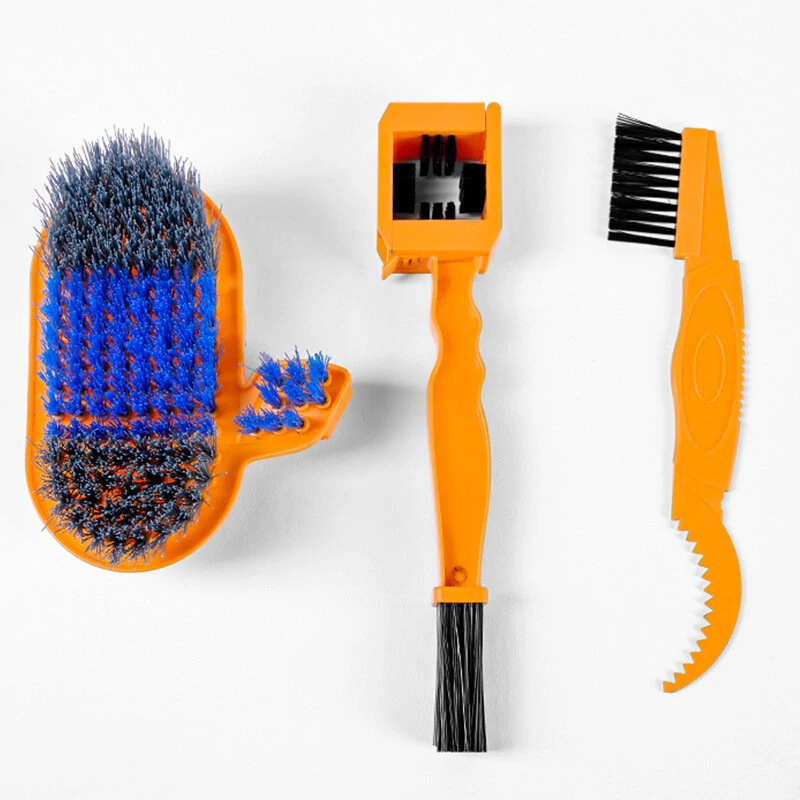 (image for) Outdoor Cycling Cleaning Cools Bicycle Mountain Bike Accessories Chain Washer Tire Brush Set