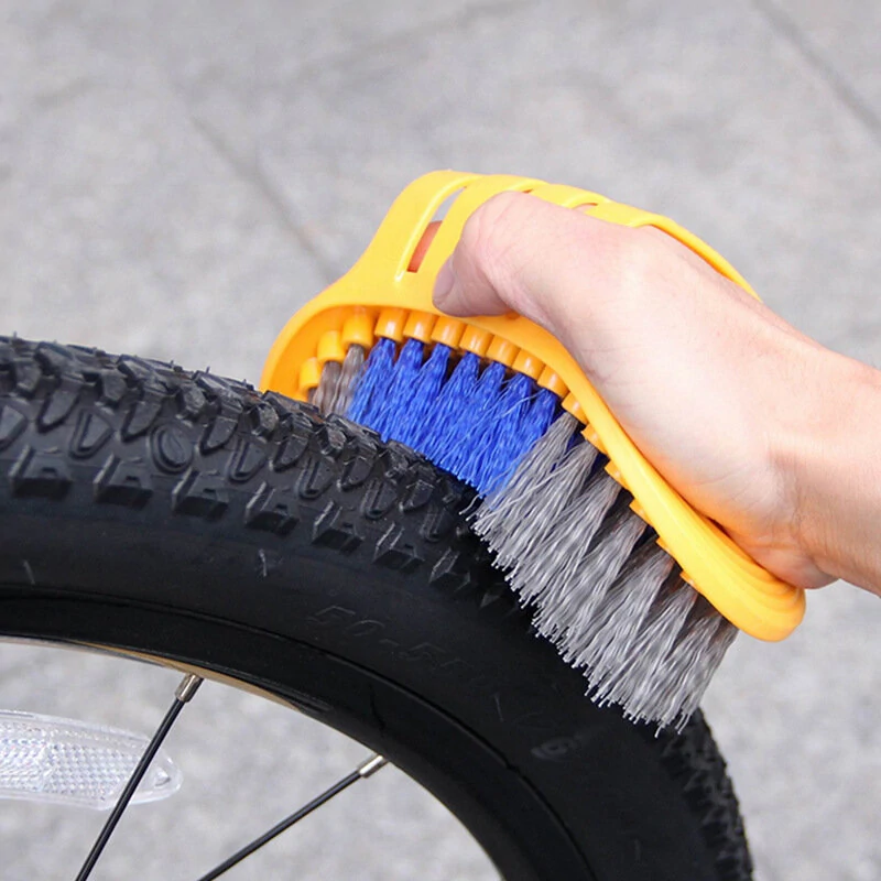 (image for) Outdoor Cycling Cleaning Cools Bicycle Mountain Bike Accessories Chain Washer Tire Brush Set