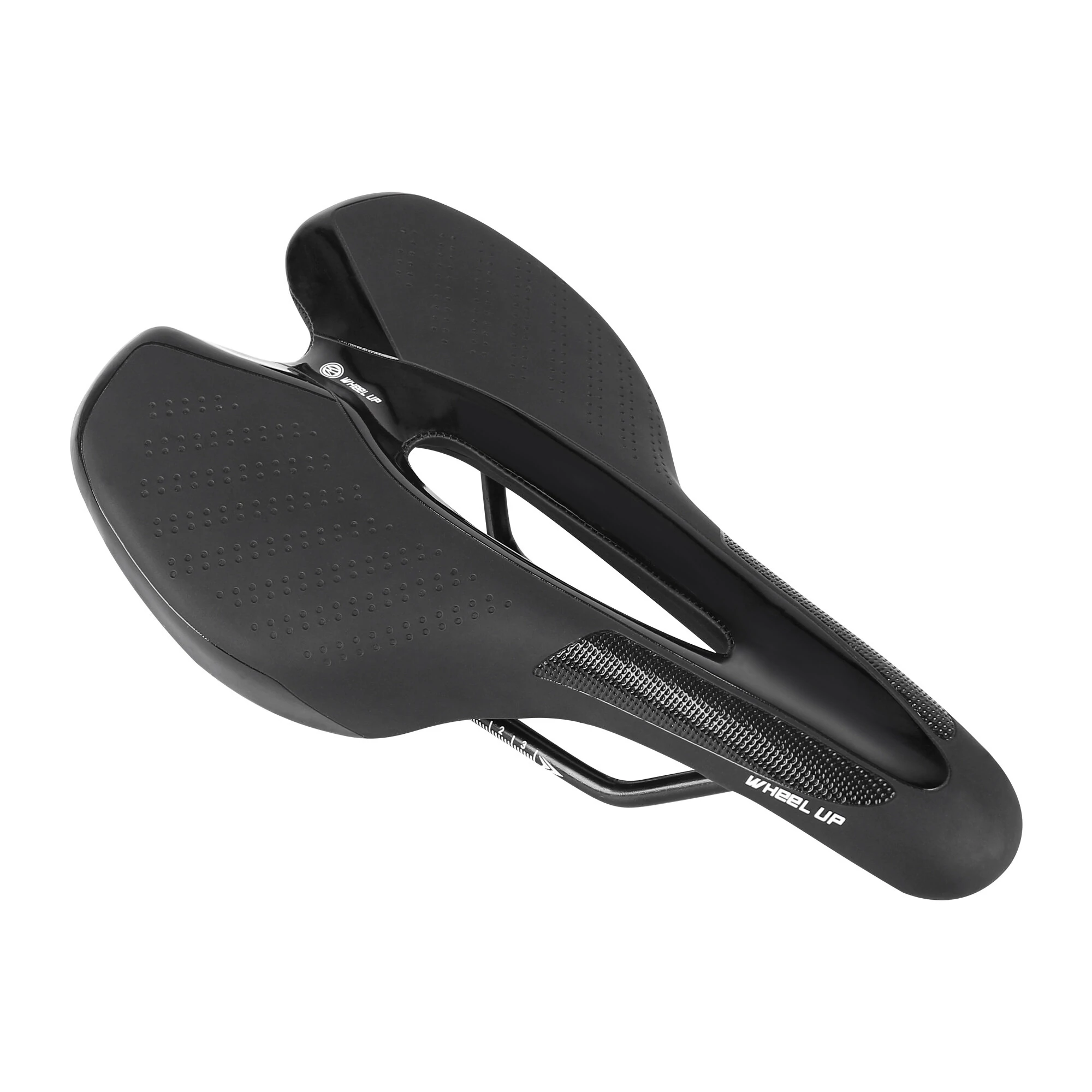 (image for) Road Bike Saddle MTB Bicycle Seat With Warning Taillight USB Charging PU Breathable Soft Seat Cushion Mountain Cycling Racing