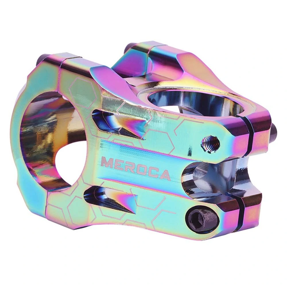 (image for) Short Handlebar Stem Anti Corrosion Ultralight Aluminium Alloy Bicycle Stem Wear Resistant Bike Handlebar Stem