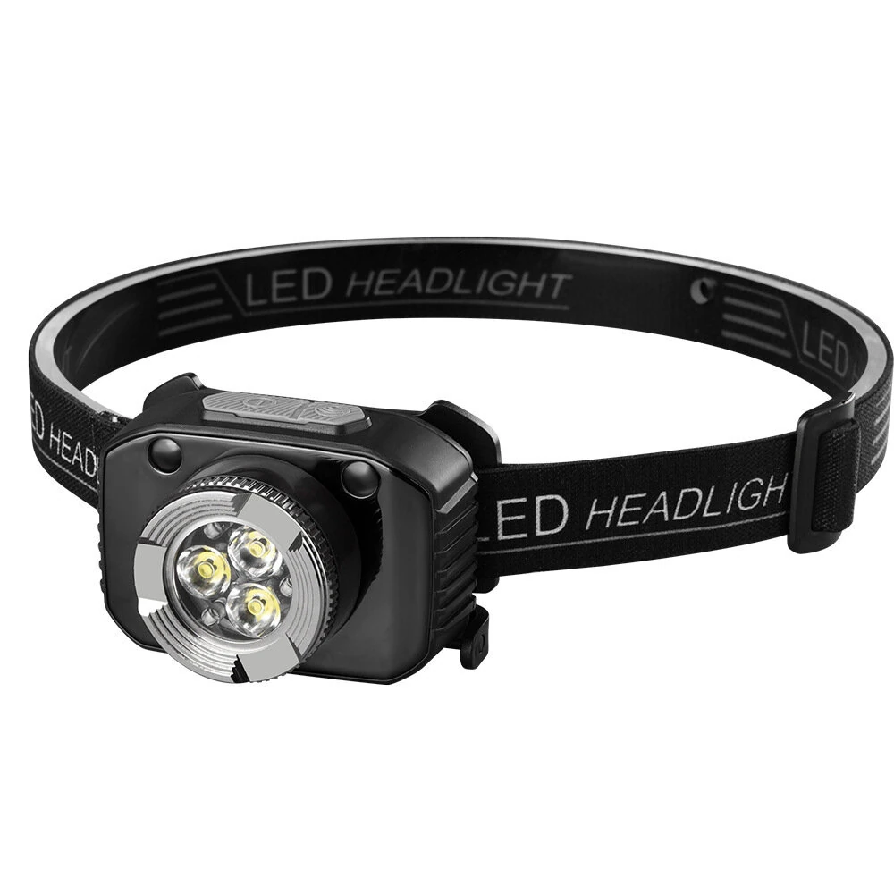 (image for) Smart Sensor Mini LED Headlamp Rechargeable Headlight Built-in Battery Led Headlamp Camping Fishing Flashlight