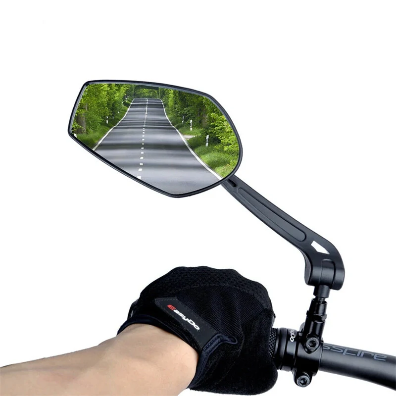 (image for) XANES 1 Pair HD View MTB Road Bike Mirrors 360° Adjustable Handlebar Rearview Mirror for Bicycle Motorcycle Accessories Rear Mirror
