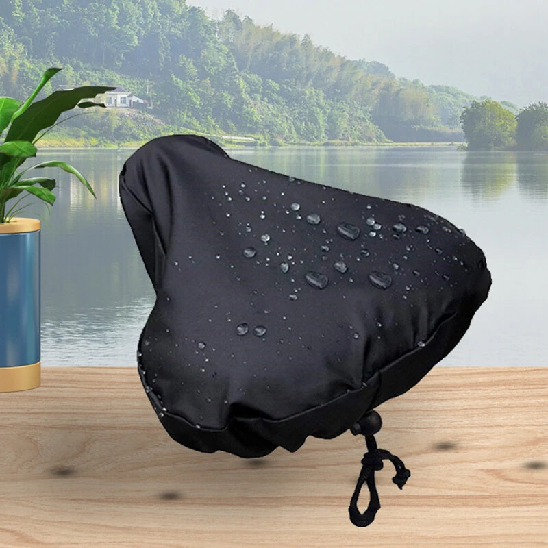 (image for) XANES 1pcs Oxford Cloth Waterproof Bike Seat Cover Protective Cushion for Outdoor Cycling
