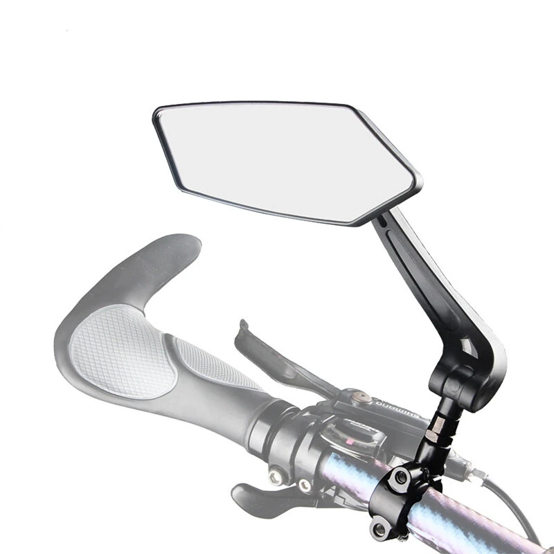 (image for) XANES DH005 Bicycle Left Rear View Mirror Wide Range High-Definition Rear View Mirror Cycling Adjustable Bike Mirror for E-bike Scooter Motorcycle